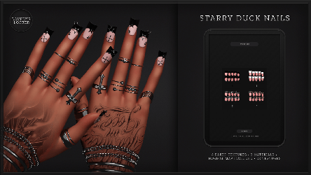 ˚ starry ˚ duck — nails