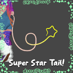 ★ Super Star Tail!┆Low Poly 🦴