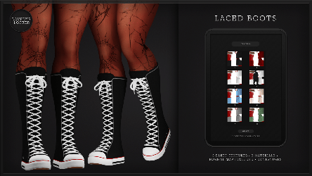 ˚ laced ˚ boots — shoes