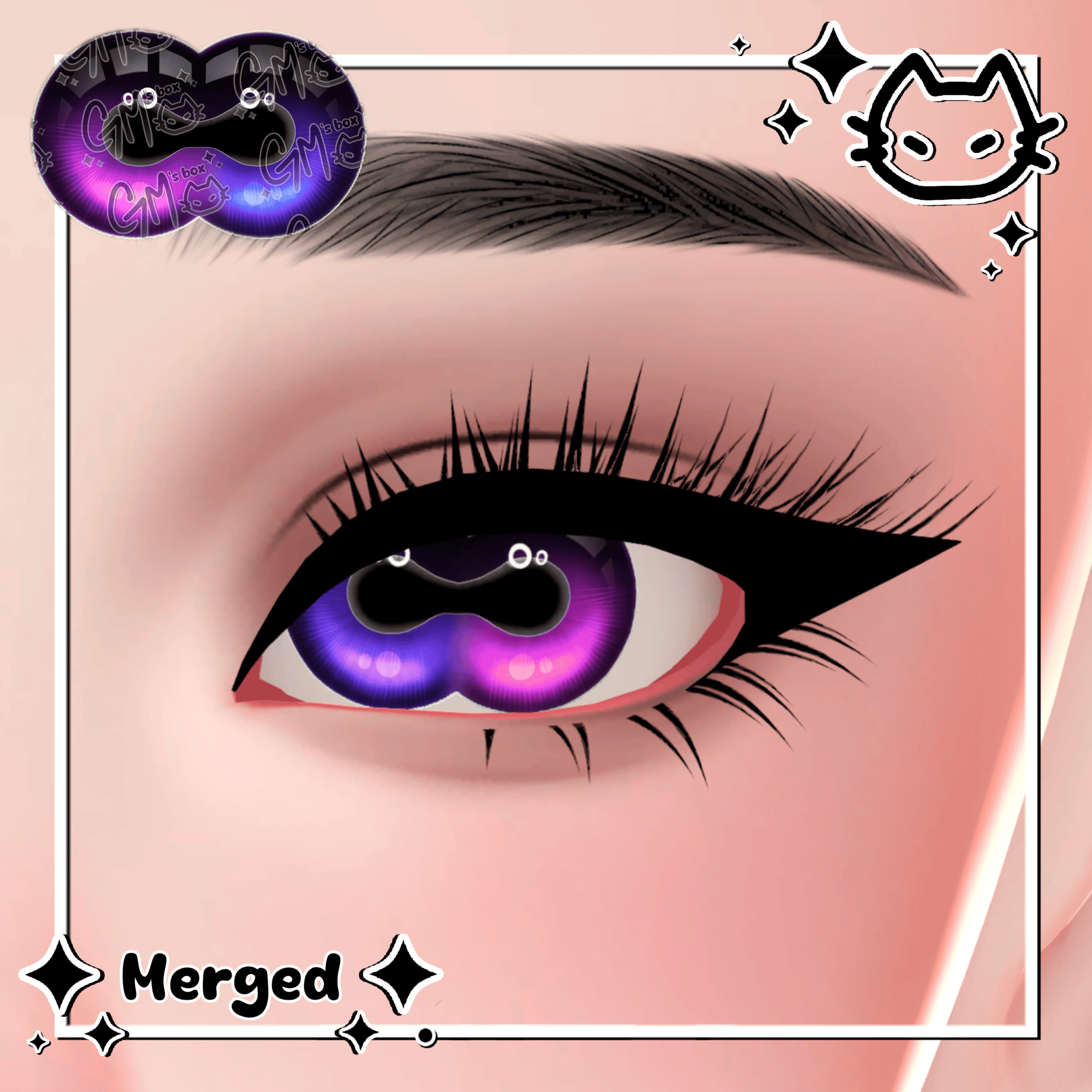 𓃵👁️ Merged Eye textures 👁️𓃵  Devil Iris 👁️ Cryptid Eye Textures 👁️ Starlight / Amelia / Midas / Icarus / Generic 👁️