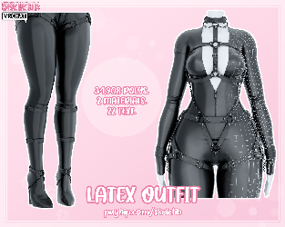Latex Outfit [FIT, RP, E-GIRL & ANIME BASE]