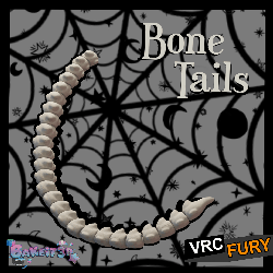 Bone Tails (VRCFURY) (PERSONAL/COMMERCIAL LICENSE)