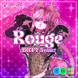 Rouge by Chaerii 💗 VRCFT | PC & QUEST | Furry Avatar