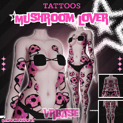 🍄 Mushroom Lover Tatts | Multi-Base Compatible