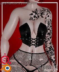 | E-Baddie Corset | YS .035 -Vrchat Asset-