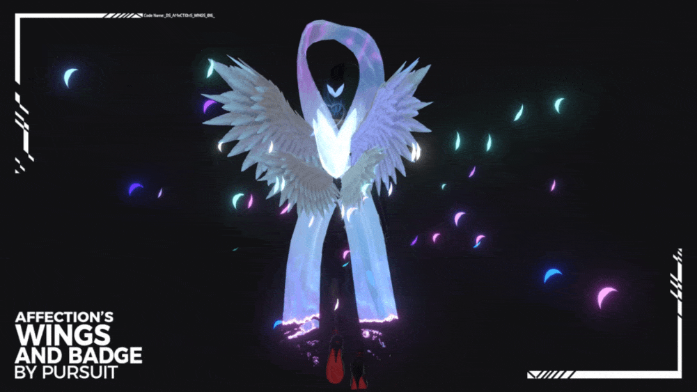 fantasy wings 3d, cancer awareness badge, vfx, unity, 3d , blender