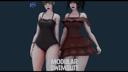 Modular Swimsuit  |  VrBase, Slimfit, Luxa