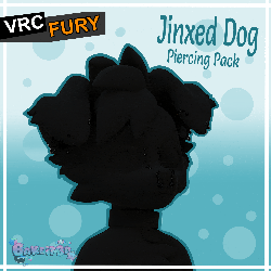 Jinxed Dog Piercing Pack (VRCFURY)