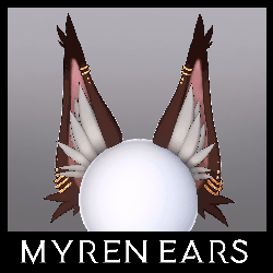 Myren Ears - VRChat Big Caracal Furry Ears