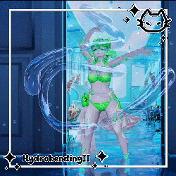 🌊 Hydro Bending 𝕀𝕀 🌊 + 🩸 Blood Manipulation 🩸+ 🫧 Bubbles 🫧 'Liquid' Flow toy 💧 Vrchat Asset