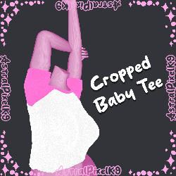 ★ Cropped Baby-T┆GMs Fem┆Medium Poly 🦴
