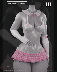 PAW BIKINI AND SKIRT
