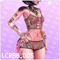 LCRBB_005 by miyu! - Rigged Lace Ribbon Set