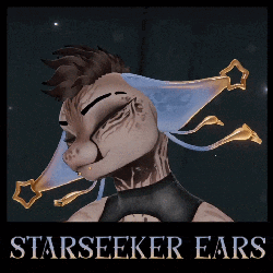 StarSeeker Ears - VRChat Alien Furry Ears