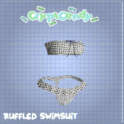 𓊈Ruffled Swimsuit.ᐟ𓊉