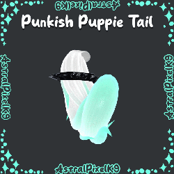 ★ Punkish Puppie Tail┆Medium Poly 🦴