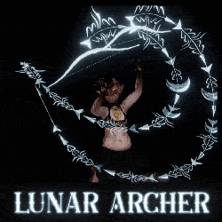 Lunar Archer - VRChat Ribbon Flow Toy