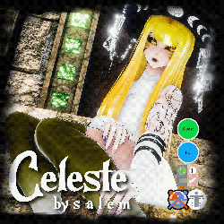 Celeste the Witch | VRChat Avatar | PC, Quest, VRCFT | SFW