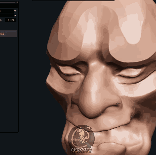 Quick demo using the Rygaard Level brush - 3DCoat