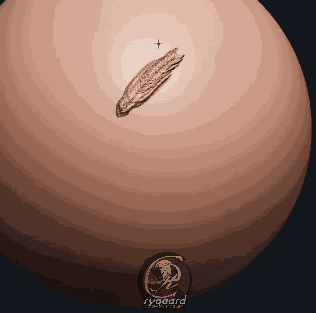 Quick demo using the Rygaard Long Feather brush - 3DCoat