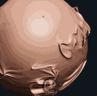 Quick demo using the Rygaard Drag Tension brush - 3DCoat