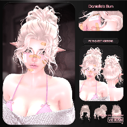 "Danielle's Bun & Ponytail" — Hair for VRChat