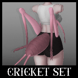 Cricket Set - VRChat Insect Tail and Legs