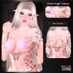 "Devine Angel" — LUXA Tattoos for VRChat