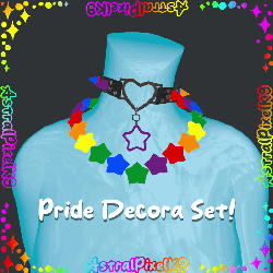 ★ Pride Decora Set┆GMs Fem┆Medium Poly & Free 🦴