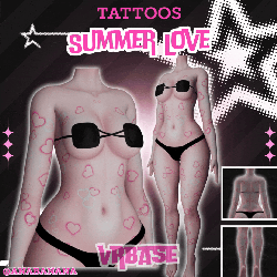 ❤️ Summer Love Tatts | Multi-Base Compatible