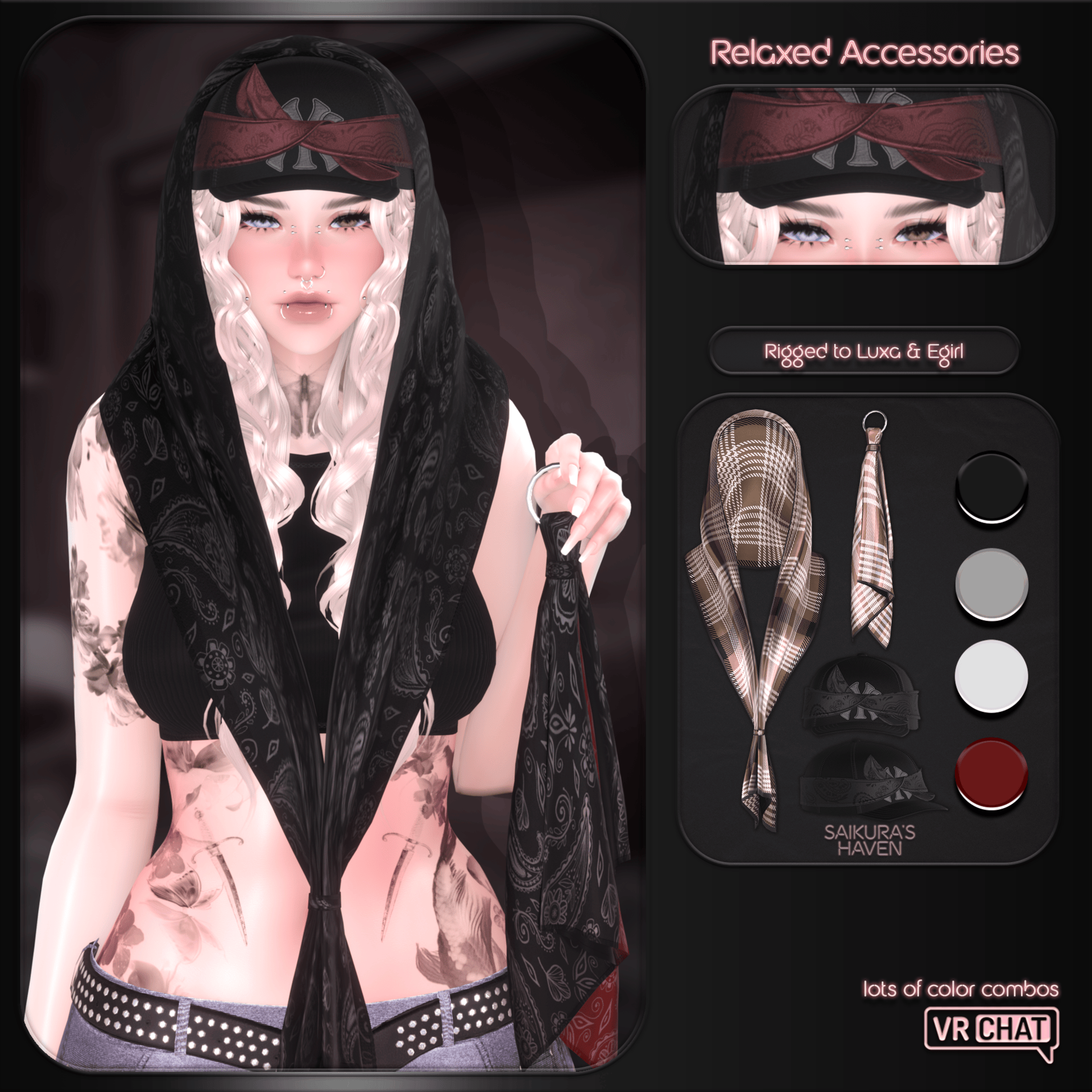 "Relaxed" — Accessories for VRChat