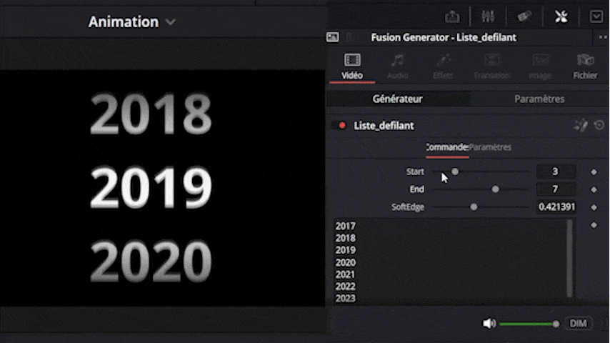 nimations carrousel personnalisables pour YouTube et TikTok avec DaVinci Resolve et guide PDF inclus