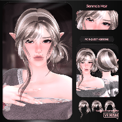 "Senna's Cozy Bun" — Hair for VRChat