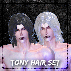 Tony Hair Set [Short & Mid]