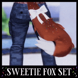 Sweetie Fox Set - VRChat Cute Fox Tail and Ears