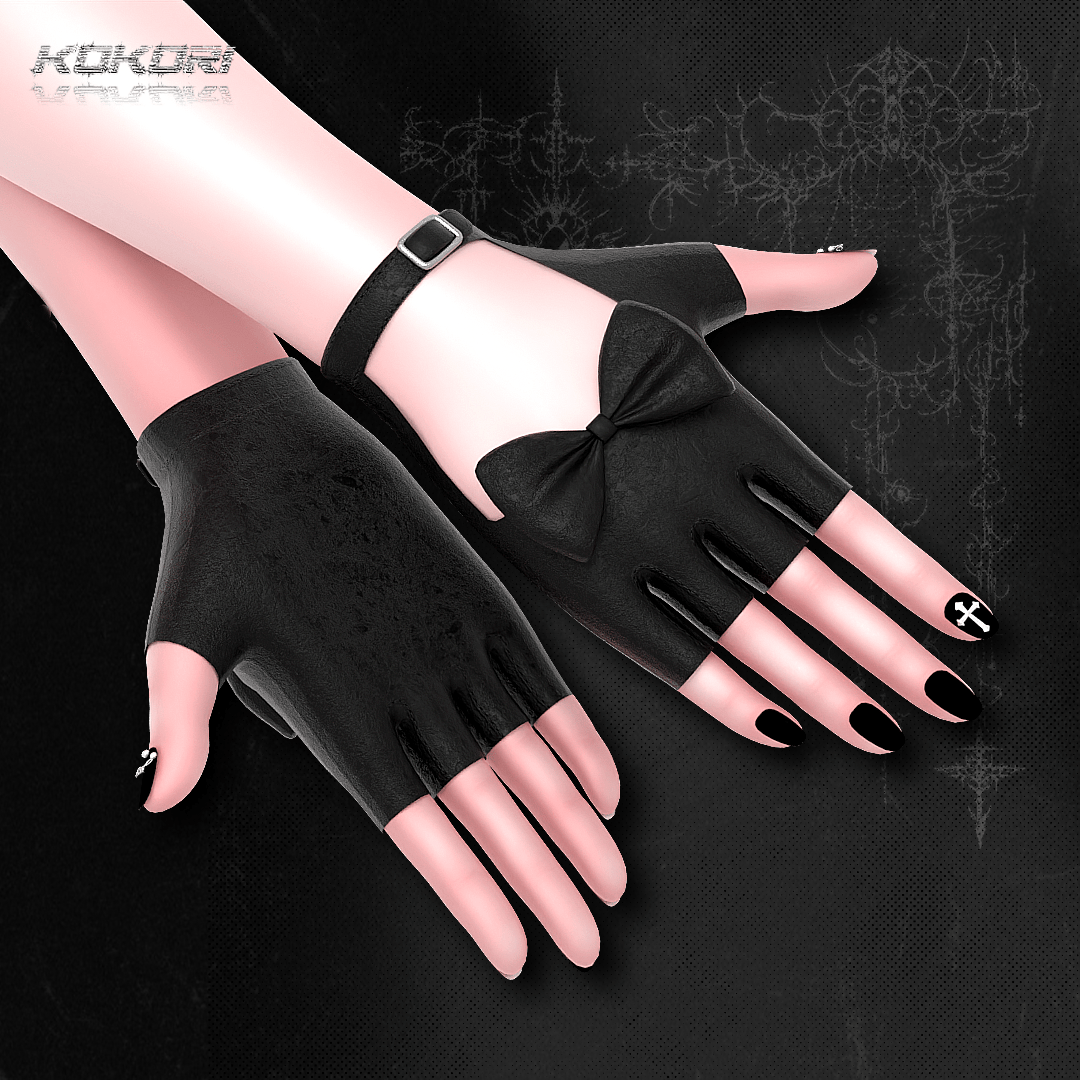 chic fingerless gloves ౨ৎ