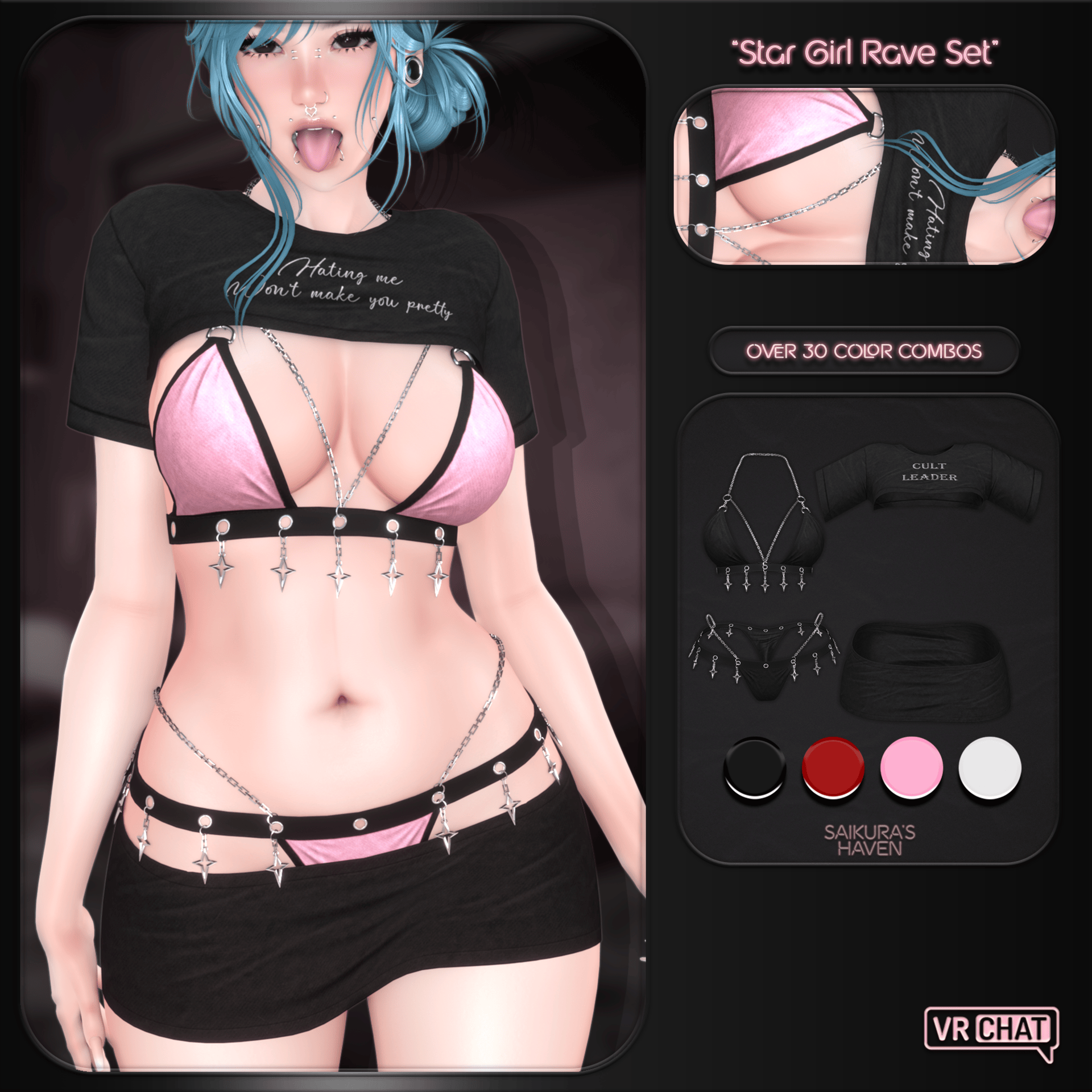 "Star Girl Rave Set" — Clothing for VRChat