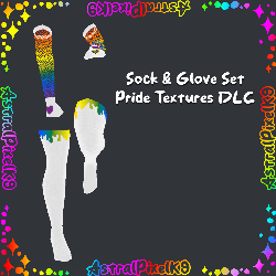★ Pride Textures DLC┆APK9's Sock & Glove Set┆Free 🦴