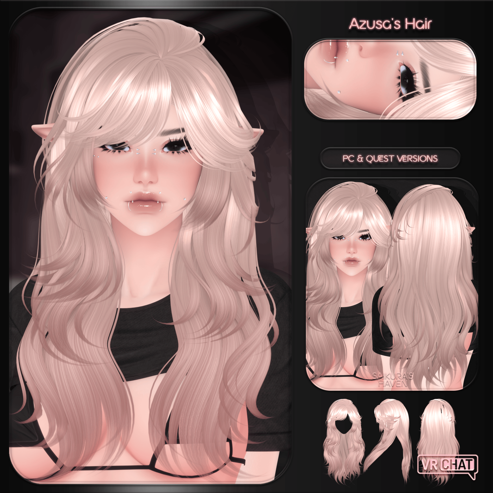"Azusa's Layers" — Hair for VRChat