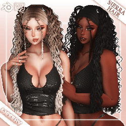 WH30. Sierra Hair [VRChat Asset]