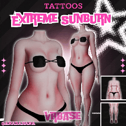 ☀️ Extreme Sunburn Tatts | Multi-Base Compatible