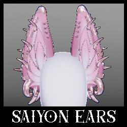 Saiyon Ears - VRChat Punk / Pierced Furry Ears