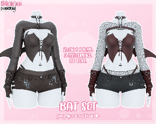 Bat Set [FIT, RP, E-GIRL & ANIME BASE]