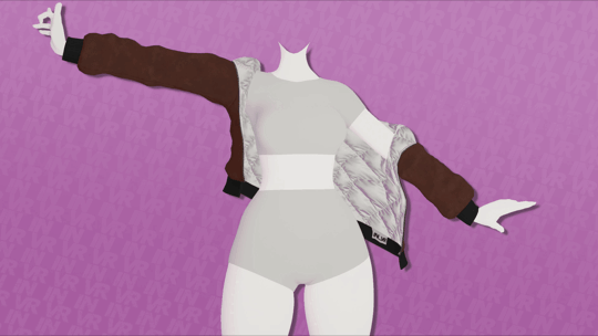 Video showing how the dropjacket slides off the arms when lifted up and down outstretched