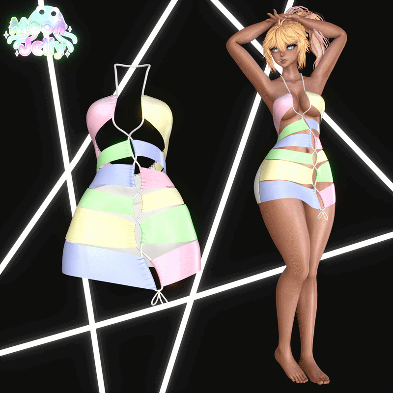 Sugar Splice | Cutout Summer Mini Dress (Nitro Free)
