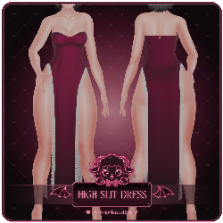High Slit Dress - VRChat