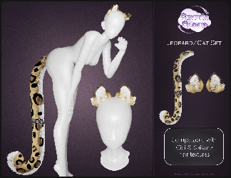 Leopard/Cat Ears & Tail Set