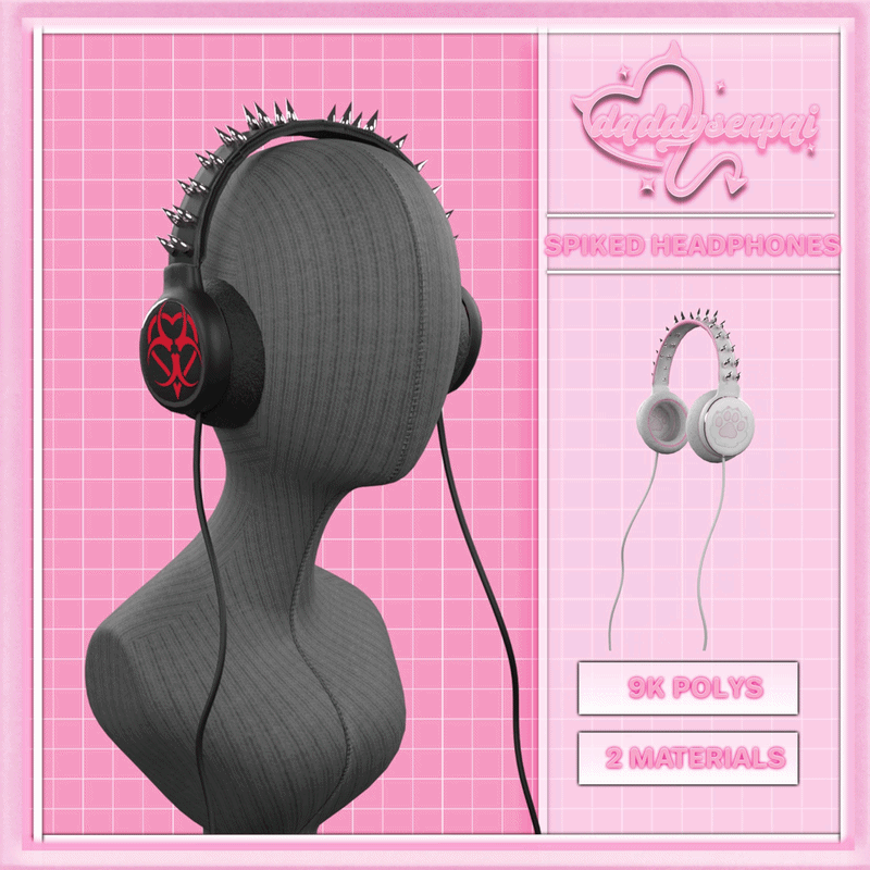 SPIKED HEADPHONES