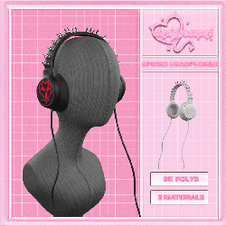 SPIKED HEADPHONES