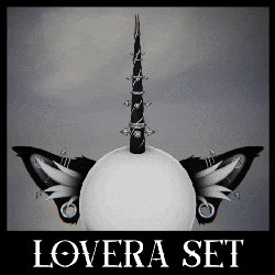 Lovera Set - VRChat Punk Unicorn Ears + Horn